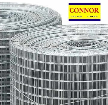 TEJIDO GALVANIZADO MALLA CUADRADA ELECTROSOLDADA 1 MT. ANCHO X 20 MTS. LARGO "CONNOR"     