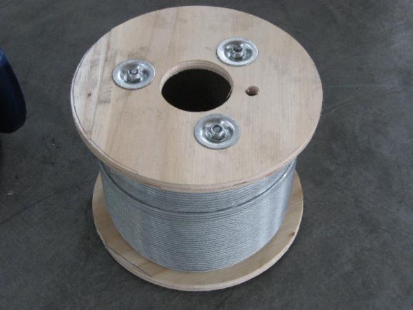 CABLE DE ACERO GALVANIZADO NÃCLEO DE FIBRA TEXTIL "CONNOR"